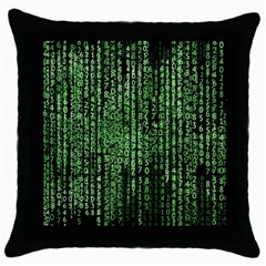 Matrix Throw Pillow Case (black) by nateshop