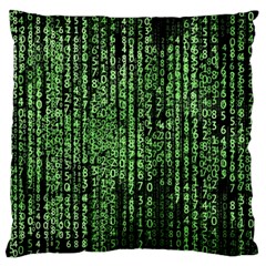 Matrix Large Flano Cushion Case (one Side) by nateshop