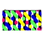 Illustration Geometric Form Circle Line Pattern Pencil Case Front