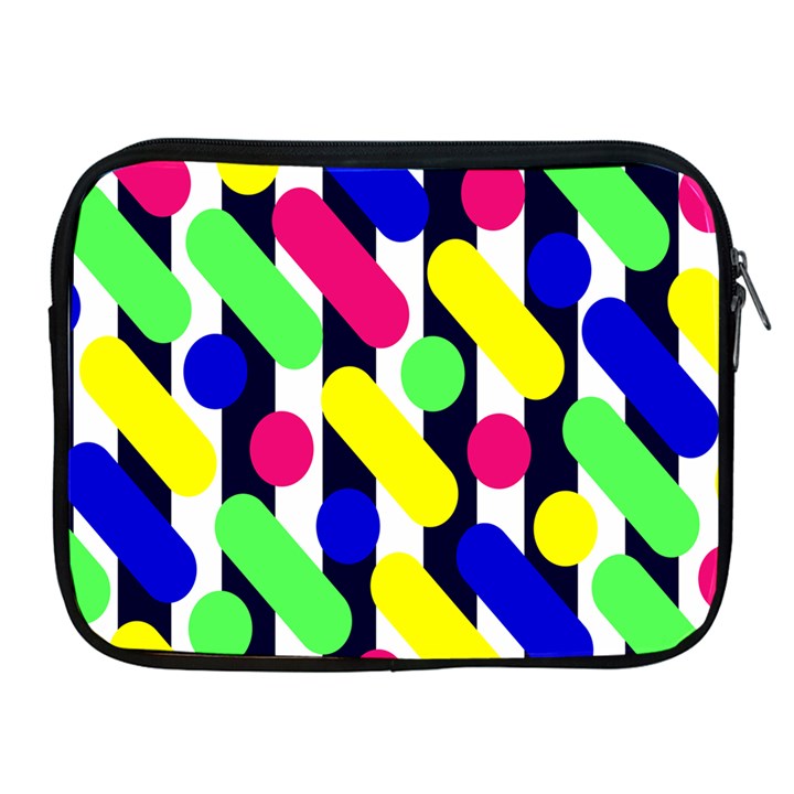 Illustration Geometric Form Circle Line Pattern Apple iPad 2/3/4 Zipper Cases