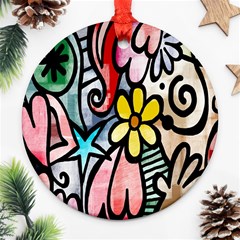 Modern-art Ornament (round) by nateshop