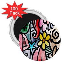 Modern-art 2 25  Magnets (100 Pack)  by nateshop