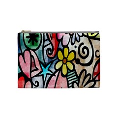 Modern-art Cosmetic Bag (medium)