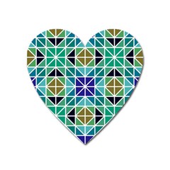 Mosaic Heart Magnet by nateshop