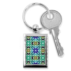 Mosaic Key Chain (rectangle) by nateshop