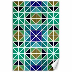 Mosaic Canvas 12  X 18  by nateshop