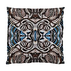 Embroidered Symmetry Standard Cushion Case (one Side) by kaleidomarblingart