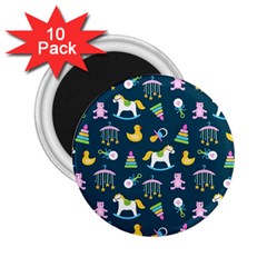 Cute Babies Toys Seamless Pattern 2 25  Magnets (10 Pack)  by Vaneshart