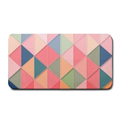 Illustration Pink Background Geometric Triangle Medium Bar Mats