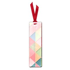 Illustration Pink Background Geometric Triangle Small Book Marks by Wegoenart