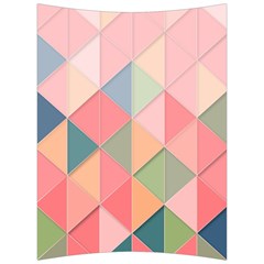 Illustration Pink Background Geometric Triangle Back Support Cushion by Wegoenart