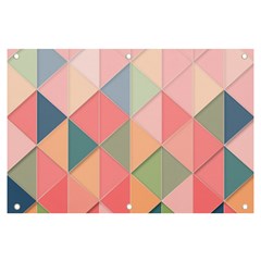 Illustration Pink Background Geometric Triangle Banner And Sign 6  X 4 