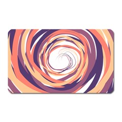 Illustration Colorful Yellow Purple Orange Magnet (rectangular) by Wegoenart