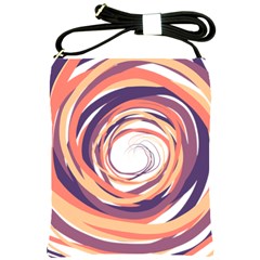 Illustration Colorful Yellow Purple Orange Shoulder Sling Bag by Wegoenart