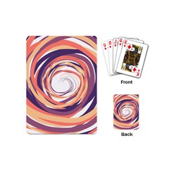 Illustration Colorful Yellow Purple Orange Playing Cards Single Design (mini)