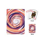 Illustration Colorful Yellow Purple Orange Playing Cards Single Design (Mini) Back