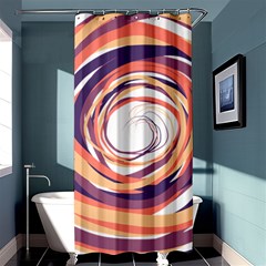 Illustration Colorful Yellow Purple Orange Shower Curtain 36  X 72  (stall)  by Wegoenart