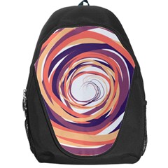 Illustration Colorful Yellow Purple Orange Backpack Bag by Wegoenart