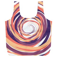 Illustration Colorful Yellow Purple Orange Full Print Recycle Bag (xxl) by Wegoenart