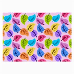 Pattern Illustration Background Abstract Leaves To Dye Large Glasses Cloth (2 Sides) by Wegoenart