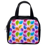 Pattern Illustration Background Abstract Leaves To Dye Classic Handbag (One Side) Front