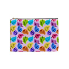 Pattern Illustration Background Abstract Leaves To Dye Cosmetic Bag (medium)