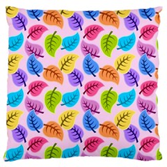 Pattern Illustration Background Abstract Leaves To Dye Standard Flano Cushion Case (one Side) by Wegoenart