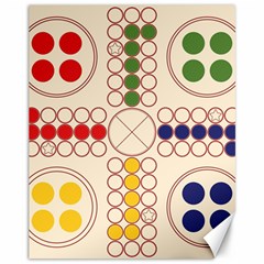 Ludo Game Canvas 11  X 14  by Wegoenart