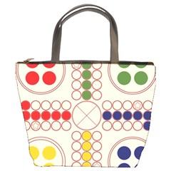 Ludo Game Bucket Bag by Wegoenart