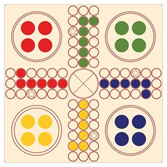 Ludo Game Lightweight Scarf  by Wegoenart