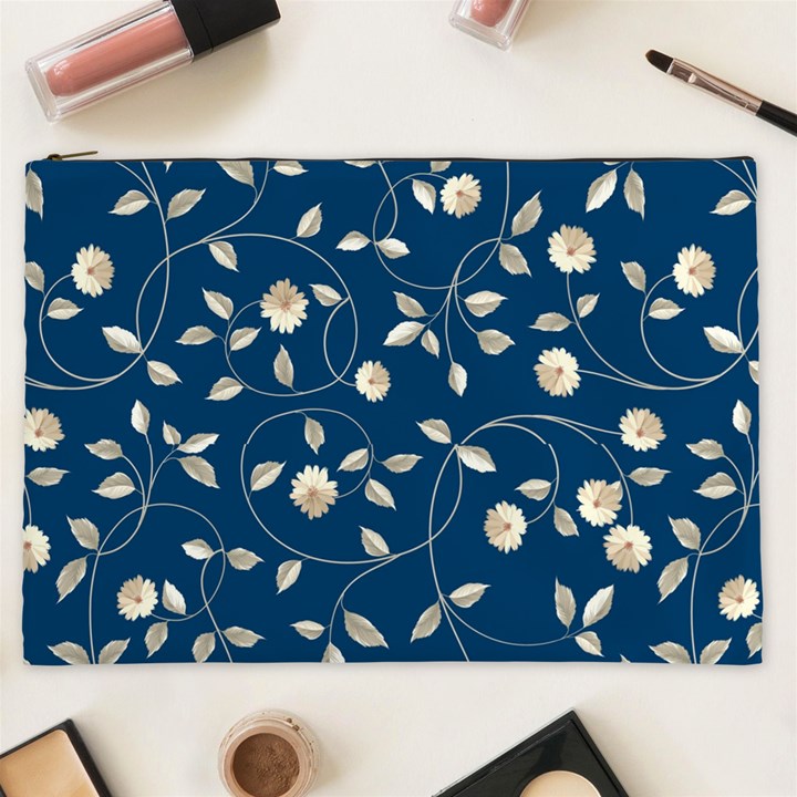 Illustration Pattern Abstract Wallpaper Design Cosmetic Bag (XXL)