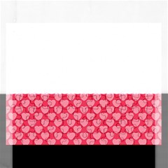 Valentine Lobe Hearts Background Seamless Tile Rectangular Jigsaw Puzzl by Wegoenart