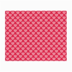 Valentine Lobe Hearts Background Seamless Tile Small Glasses Cloth by Wegoenart