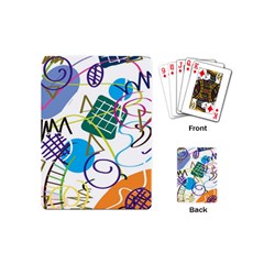 Abstract Pattern Playing Cards Single Design (mini) by Wegoenart