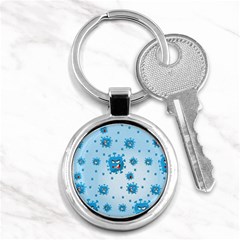 Illustration Virus Pattern Key Chain (round) by Wegoenart