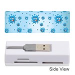 Illustration Virus Pattern Memory Card Reader (Stick) Front