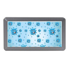 Illustration Virus Pattern Memory Card Reader (mini) by Wegoenart