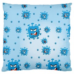 Illustration Virus Pattern Large Cushion Case (two Sides) by Wegoenart