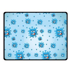 Illustration Virus Pattern Double Sided Fleece Blanket (small)  by Wegoenart