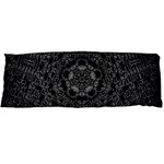 Illustration Black White Rosette Mandala Ornament Wallpaper Body Pillow Case Dakimakura (Two Sides) Front