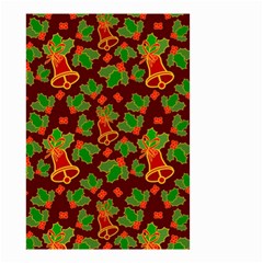 Illustration Christmas Xmas Pattern Small Garden Flag (two Sides) by Wegoenart