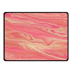 Illustration Graphic Pattern Texrure Pink Maeble Fleece Blanket (small) by Wegoenart