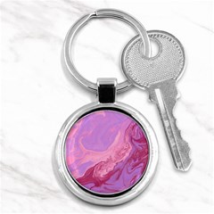 Illustration Art Pink Design Wallpaper Key Chain (round) by Wegoenart