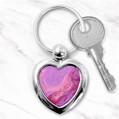 Illustration Art Pink Design Wallpaper Key Chain (heart) by Wegoenart