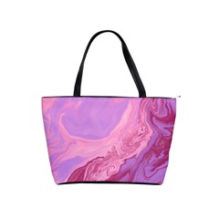 Illustration Art Pink Design Wallpaper Classic Shoulder Handbag by Wegoenart