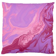 Illustration Art Pink Design Wallpaper Large Cushion Case (two Sides) by Wegoenart