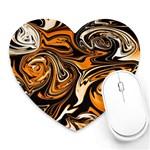 Illustration Abstract Pattern Modern Art Design Fantasy Surreal Heart Mousepads Front