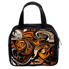 Illustration Abstract Pattern Modern Art Design Fantasy Surreal Classic Handbag (two Sides) by Wegoenart