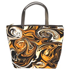 Illustration Abstract Pattern Modern Art Design Fantasy Surreal Bucket Bag by Wegoenart