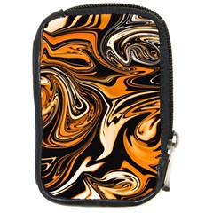 Illustration Abstract Pattern Modern Art Design Fantasy Surreal Compact Camera Leather Case by Wegoenart